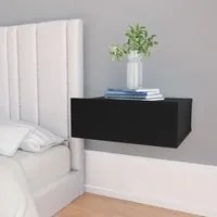 Comodini Pensili 2 pz Neri 40x30x15 cm in Truciolato cod mxl 53864