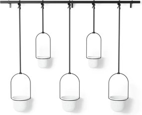 Set di coprivaso in plastica per erbe aromatiche/da appendere/parete 5 pz ø 7,5 cm Triflora – Umbra