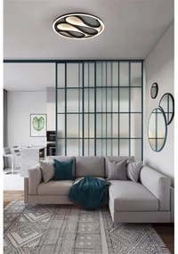 Searchlight 81100-39BK - Plafoniera dimmerabile ZENDISC LED/20W/230V 3000K Ø 39 cm