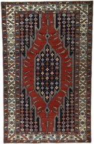 Hamedan Tappeto persiano 210 x 130 Rosso (Iran) Annodato A Mano