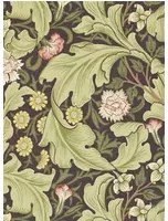 Morris & Co. Tapete Leicester - Chocolate/ Olive