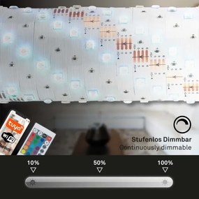 Brilo - Striscia LED RGBW dimmerabile 6,5m LED/18W/230V Wi-Fi Tuya + +TC