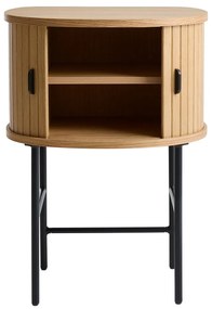 Comodino di colore naturale Nola – Unique Furniture