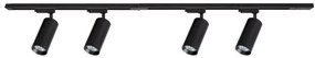 Faretto per sistema a binario MICA 4xGU10/10W/230V nero