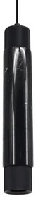Lampadario su fune MARBLE 1xGU10/8W/230V nero