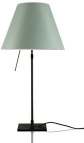 Costanza Lampada da Tavolo con Dimmer Nero/Comfort Green - Luceplan