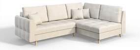 Divano angolare crema (angolo destro) Ariella - Ropez