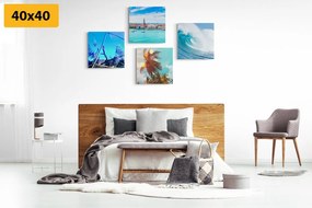 Set di quadri – Paesaggio marino