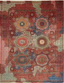 Mamluk Tappeto orientale 280x350 (Pakistan) Annodato A Mano