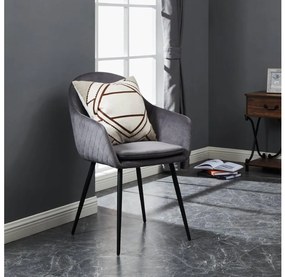 Eglo 424705 - Sedia da pranzo APALIT 87,5x58,5 cm grigio