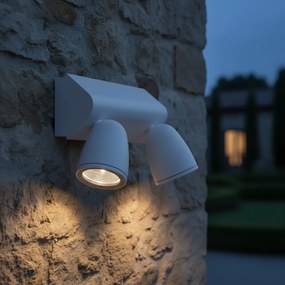 Applique da Esterno IP65 con 2 basi GU10 Serie AXIS - Bianca