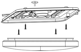 Eglo 97874 - Plafoniera LED FRANIA LED/11,5W/230V