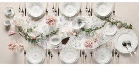 Set di piatti in porcellana da 18 pezzi Nonna Rosa - Brandani