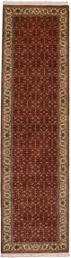 Bidjar Tappeto 80 x 300 Rosso (Indian) Annodato A Mano