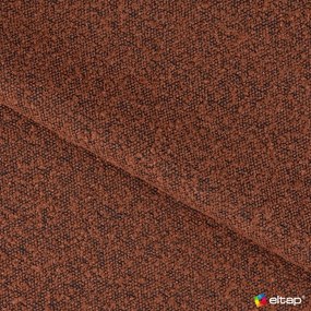 Letto matrimoniale imbottito color terracotta con contenitore e rete inclusi 180x200 cm Pointt – ELTAP