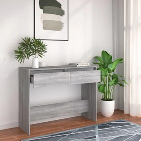 Tavolo Consolle Grigio Sonoma 100x35x76,5 Cm İn Truciolato /
