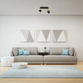 Faretto JOKER 2xGU10/25W/230V nero/oro