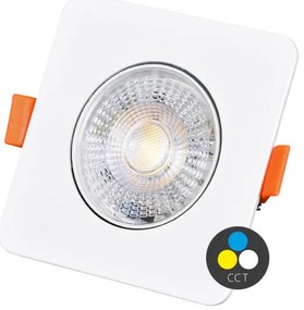 Ecolite LED-YL202/7W/CCT/BI - Lampada LED da incasso KENT LED/3/5/7W/230V bianco