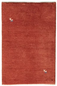 Gabbeh Tappeto 60x90 Rosso (Iran) Annodato A Mano