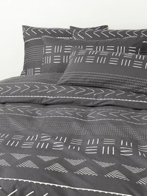 Copripiumino in cotone percalle con motivo boho Kohana