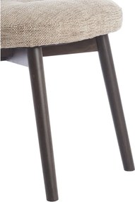 Set di sedie da pranzo beige in imbottito 2 pz Sinosa – Light &amp; Living