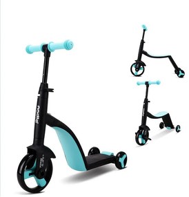 Scooter Triciclo 3 in 1 per Bambini in diversi colori, Blu