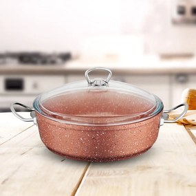 Pentola in alluminio con coperchio 3,25 l Classic - Güral Porselen