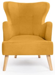 Poltrona ear in colore senape Noemye - Bonami Essentials