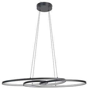 Lampadario LED design Gianella nero 4400 lumen, EGLO