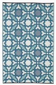 Tappeto per esterni bifacciale grigio-blu in plastica riciclata , 150 x 240 cm Seville - Fab Hab