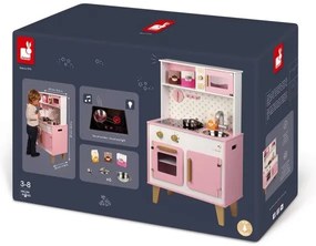 Janod - Cucina in legno con piano cottura a LED CANDY CHIC