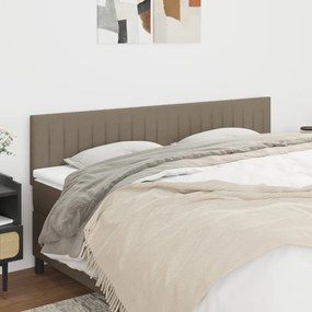 Testiera 2 Pz Tortora 80x5x78/88 Cm İn Tessuto /