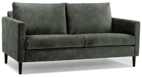 Divano in velluto verde-grigio 153 cm Adagio - Scandic