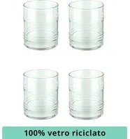 Set 4 bicchieri acqua Aware Tin Can Pasabahce