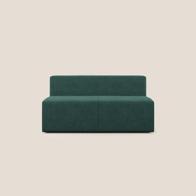 Nettuno modulo centrale maxi in morbido tessuto bouclè T07 verde