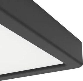 Eglo 901328 - Plafoniera LED per bagno FUEVA LED/7W/230V 15x15 cm IP44 nero