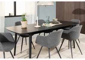 Tavolo da pranzo pieghevole con piano in rovere decorato 90x219 cm Montreux - Actona