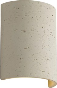 Lampada da parete Japandi Beige 2 luci - Travi