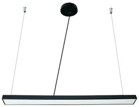 Lampadario LED a sospensione con filo LED/32W/230V 4000K diametro 120 cm nero