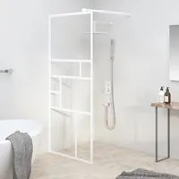 Parete per Doccia Walk in 90x195 cm in Vetro ESG Bianco 151869