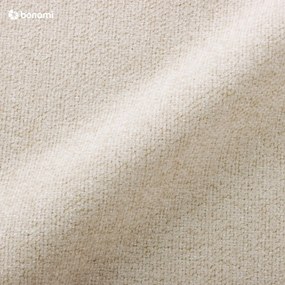 Divano letto angolare beige, angolo sinistro Scandic Lagom - Miuform