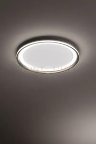 Plafoniera in alluminio colore grigio edge led 66w 3000k cri?83 220...