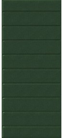 Pannello per porta d'ingresso P033 pellicolato pvc verde L 92  x H 210.5 cm, Sp 6 mm apertura reversibile