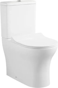 Wc a filo muro monoblocco con sistema rimless e sedile soft close Sara