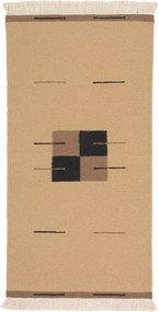 Kilim Tappeto orientale 140 x 70 (Indian) Tessuto A Mano