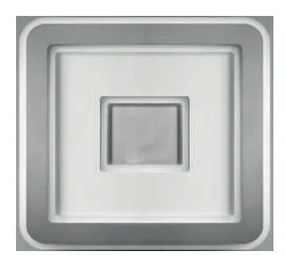 Plafoniera Contemporanea Halò Metallo Grigio Perla Led 46W