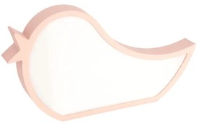 Lampada da tavolo LED per bambini BIRD LED/12W/230V rosa