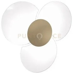 Clover applique-plafoniera d.70 cm 6 luci sabbia 1114-70-sa