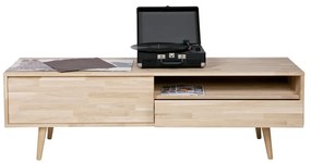 Tavolo TV in legno di quercia con Tygo - WOOOD