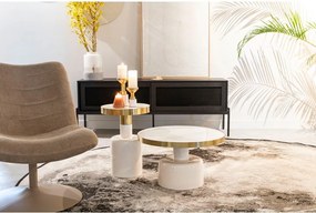 Tavolino rotondo in metallo ø 60 cm Glam – Zuiver